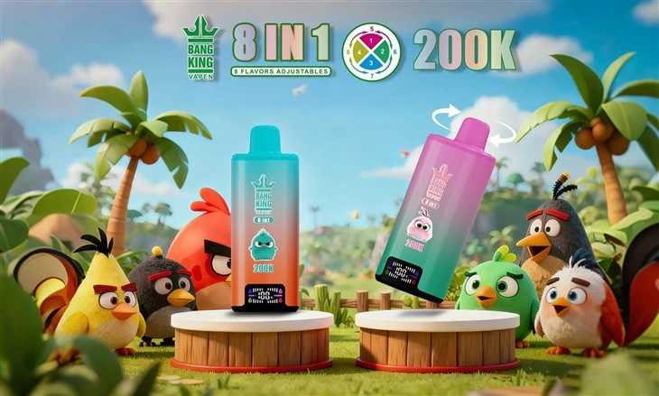 Bang King 200 000 Puff Vape 8 in 1 garšas